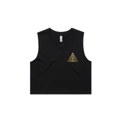 Women's Crop Tank - Gold Thumbnail